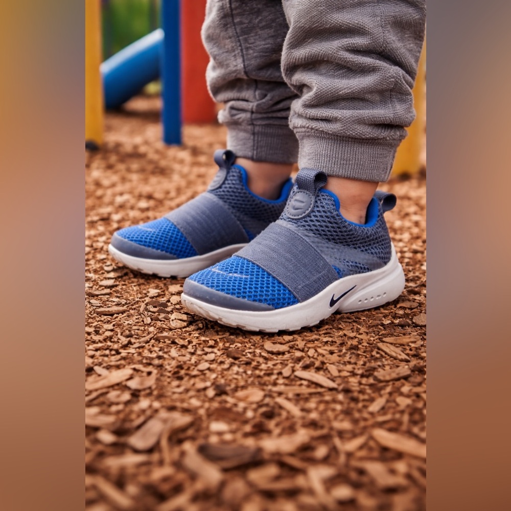 Nike Presto Extreme TD Toddler Sneakers Blue Slip-On Size 6C Lightweight Comfort
